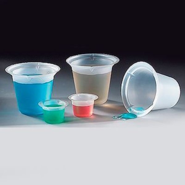 Globe Scientific Beaker, Disposable, Polystyrene, 50mL, 500/Pack 3604